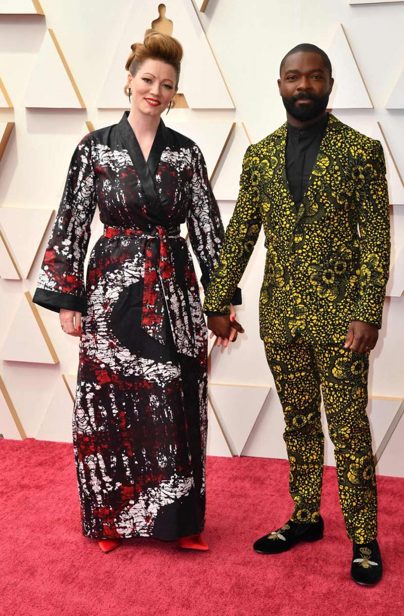 Hui: Das knallt – der britische Schauspieler David Oyelowo und seine Frau Jessica brachten einen wilden Mustermix auf den Oscar-Teppich. Gewagt, aber gut!