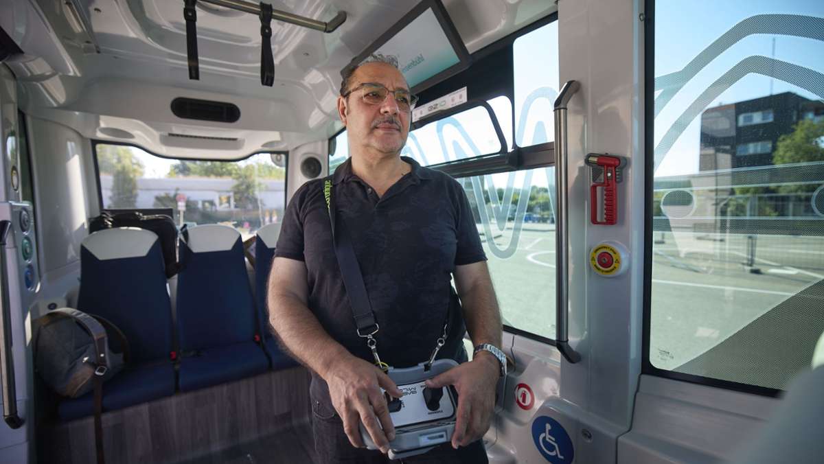 Autonomer Bus in Waiblingen: Eine Ameise  soll den Autoverkehr  verringern