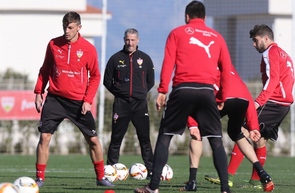 Trainingslager an der türkischen Riviera: Der VfB bereitete sich in Belek auf die Rückrunde vor.