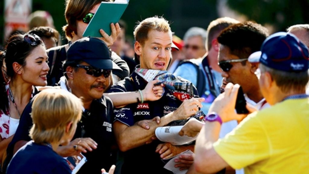  Gerade wegen seines großen Vorsprungs lehnt sich der Red-Bull-Pilot Sebastian Vettel nicht zurück – erst recht nicht beim Grand-Prix am Sonntag in Singapur. 