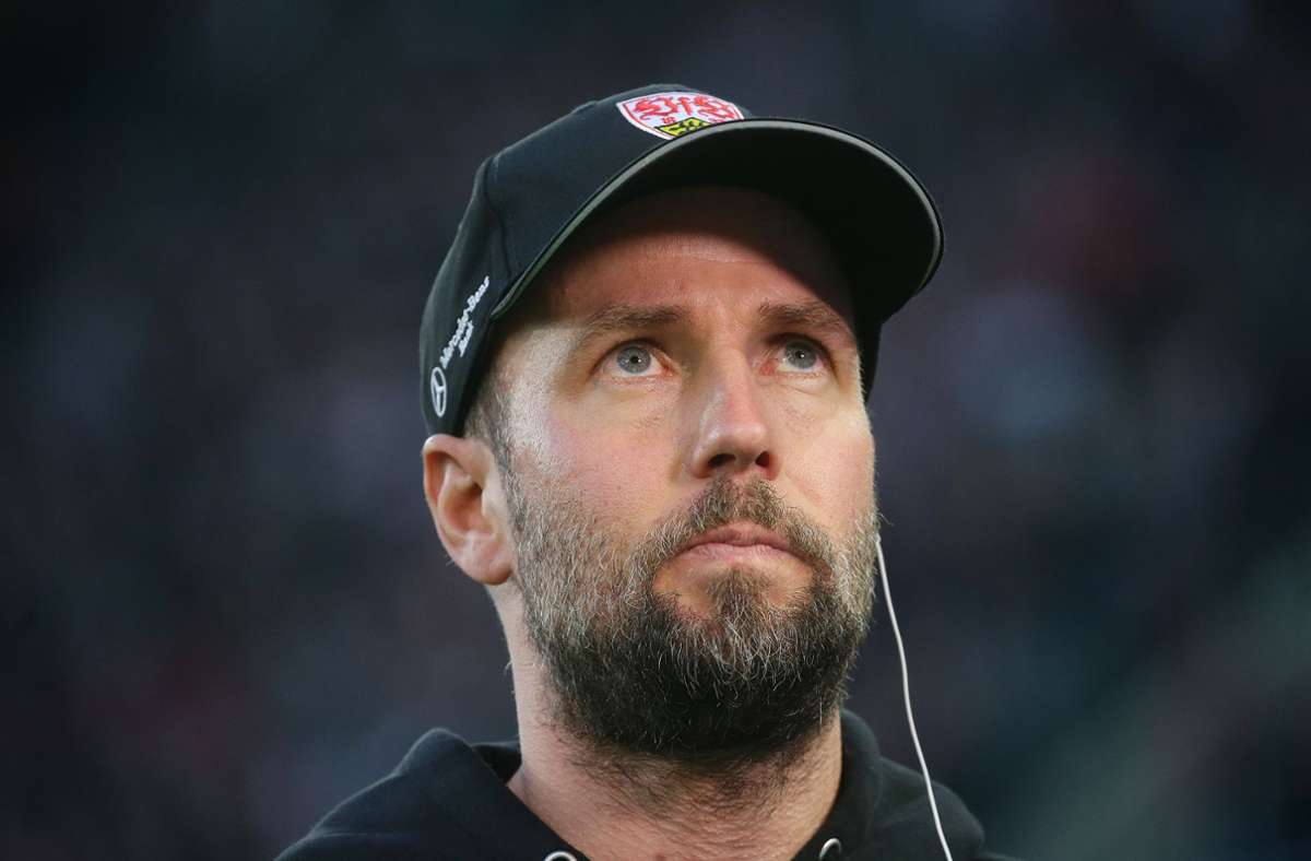 VfB-Trainer Sebastian Hoeneß.
