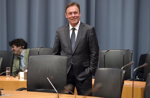 SPD-Fraktionschef Thomas Oppermann im Edathy-Ausschuss Foto: dpa