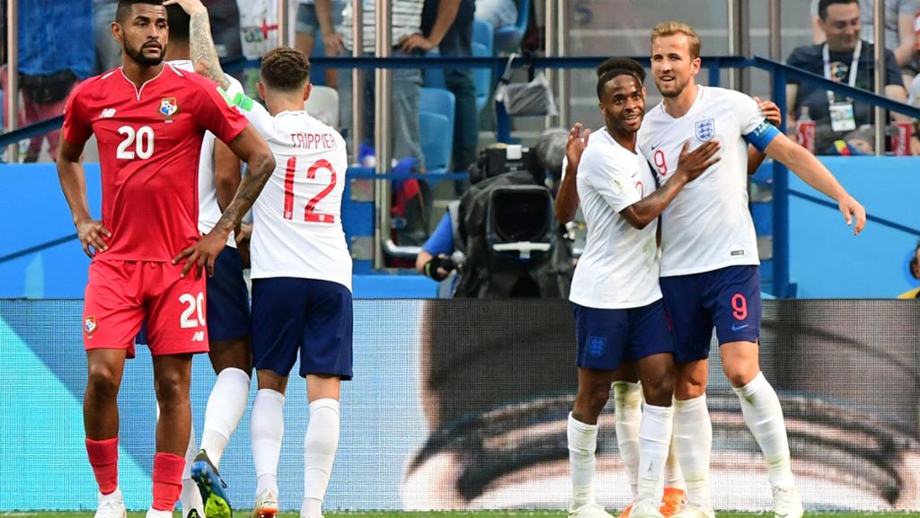  England ist mühelos in das Achtelfinale der Fußball-WM in Russland eingezogen. Gegner Panama war am Sonntag chancenlos. Am Donnerstag gegen Belgien geht es um den Sieg in Vorrundengruppe G. 