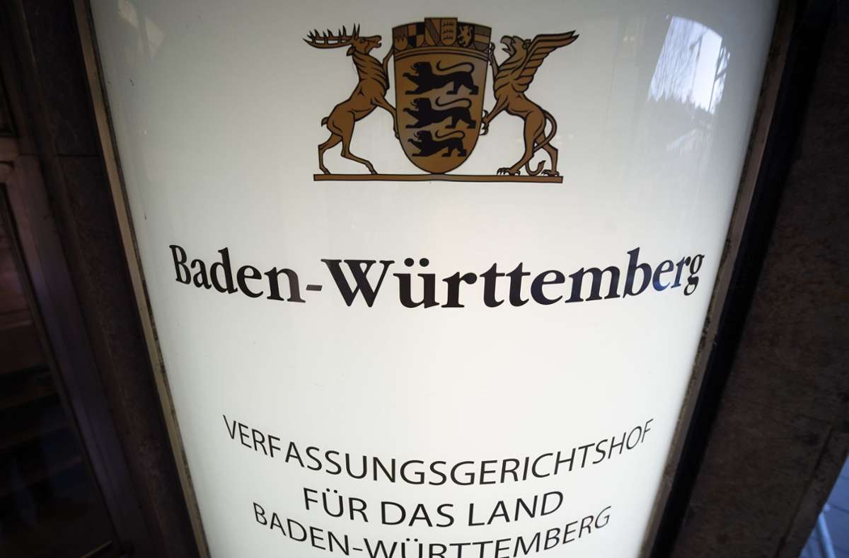 Der Verfassungsgerichtshof für das Land Baden-Württemberg wies die Beschwerden ab (Symbolbild). Foto: dpa/Sina Schuldt