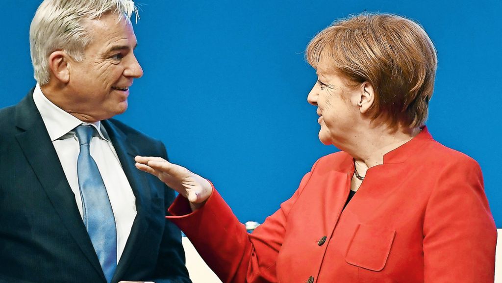Bundeskanzlerin und Südwest-CDU: Strobl bietet Merkel-Kritiker große Bühne