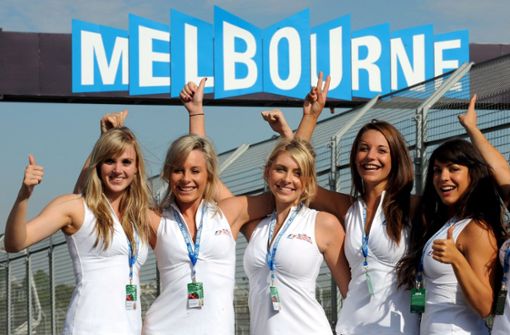 Willkommen in Melbourne. Dort startet die Formel 1 traditionell seit vielen Jahren in die Saison. Foto: DPA