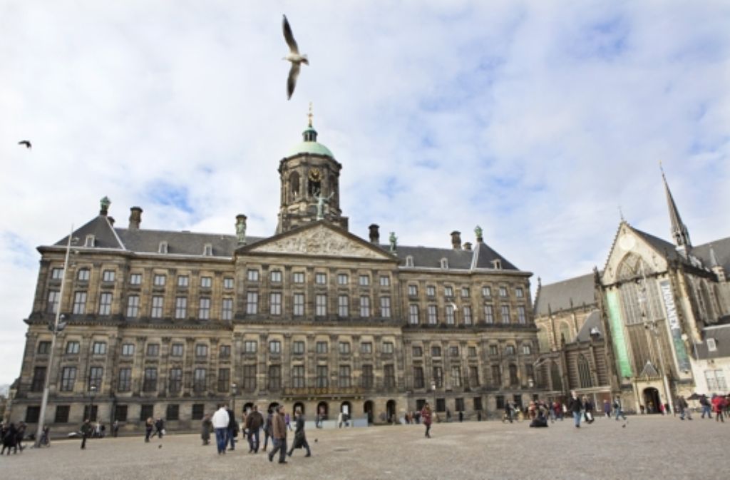 Der Königspalast in Amsterdam: Im Paleis op de Dam wird Königin Beatrix am 30. April abdanken und das Zepter an ihren Sohn Willem-Alexander übergeben.