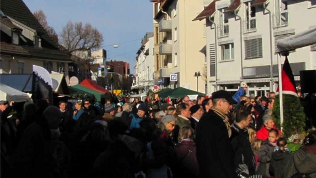 Nikolausmarkt in Degerloch: Drei in einem