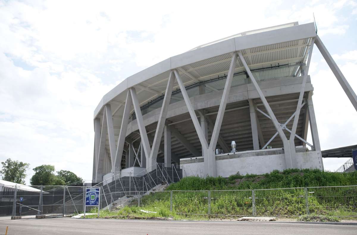 Das Wildparkstadion in Karlsruhe. Foto: Pressefoto Baumann/Hansjürgen Britsch