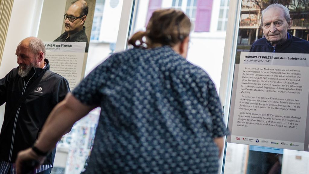 Ausstellung in Stuttgart: Den Geflüchteten ein Gesicht geben