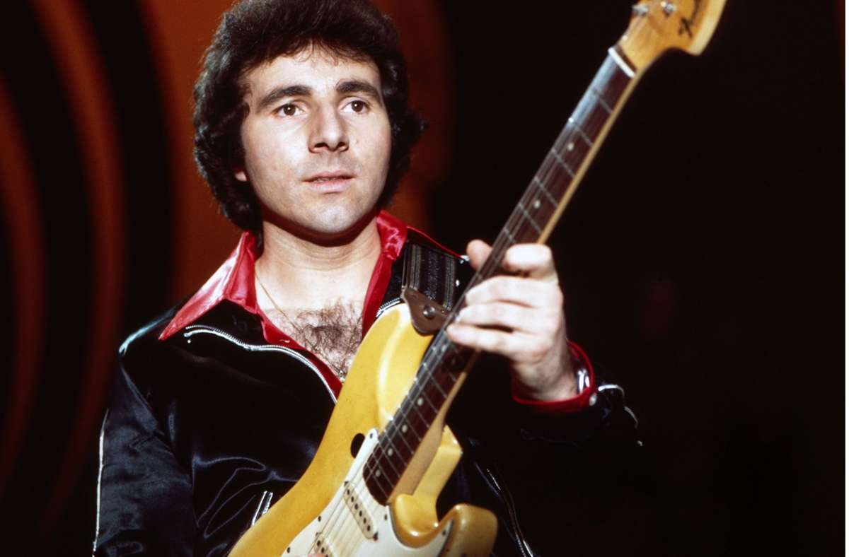 Ricky King bei einem Auftritt 1977