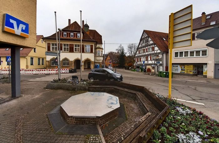 Neue Ortsmitte für Hedelfingen: Ein Trinkbrunnen am Bezirksrathaus