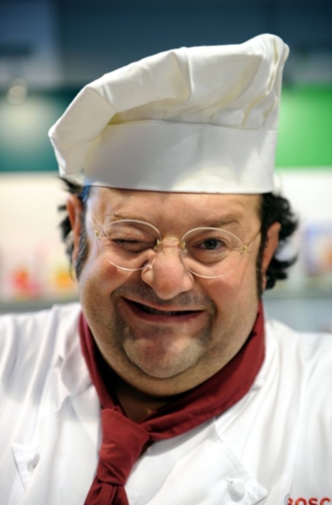 Sante de Santis war italienischer Koch mit Restaurant im Heusteigviertel, Hochbuchautorr und Fernsehkoch.