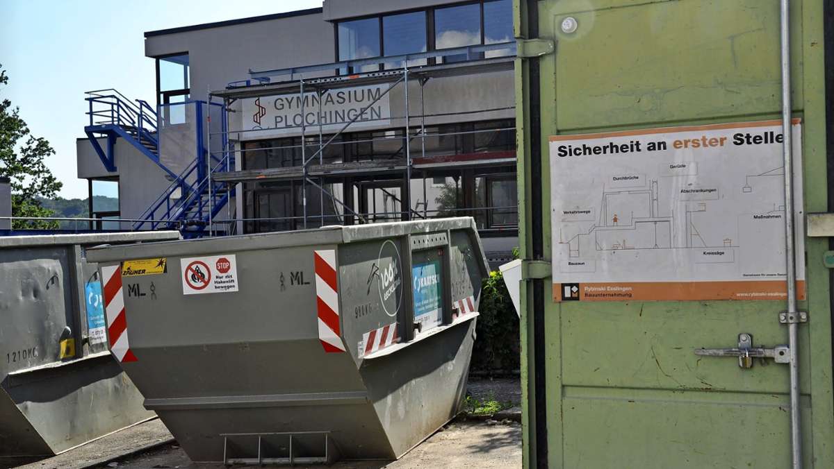 Schulsanierung: Gymnasium in Plochingen schluckt weiter Geld