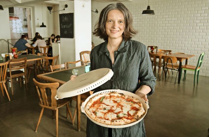 L. A. Signorina in Stuttgart: Die Pizza kommt in den wiederverwendbaren Karton