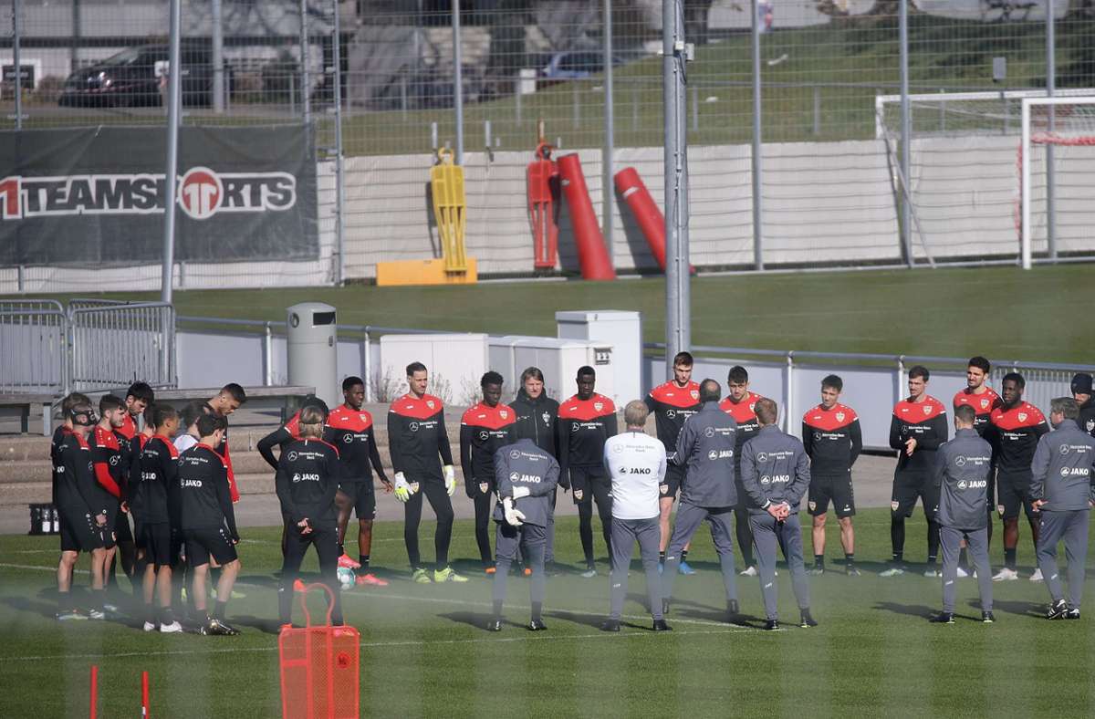 Am Dienstag startete der VfB die Vorbereitung für das Spiel gegen Eintracht Frankfurt.