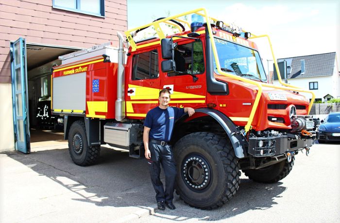 Besonderes Fahrzeug in Heumaden: Neuer Feuerwehr-Unimog für neue Gefahrenlagen