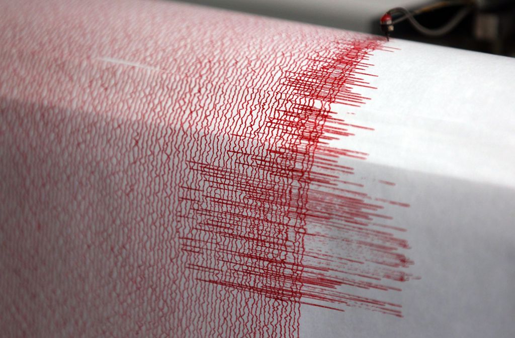 Erdbeben können anhand von Seismographen gemessen werden. Foto: Oliver Berg/dpa/Oliver Berg