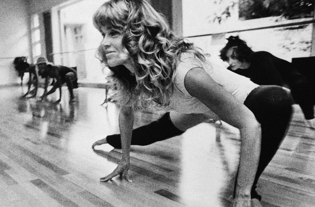 So kennen sie Millionen: Jane Fonda 1979 als Aerobic-Vorturnerin.
