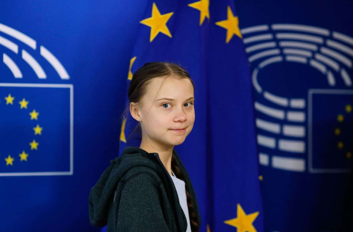 Greta Thunberg, die vielbewunderte schwedische Umweltaktivistin, die Millionen Jugendliche inspiriert hat.