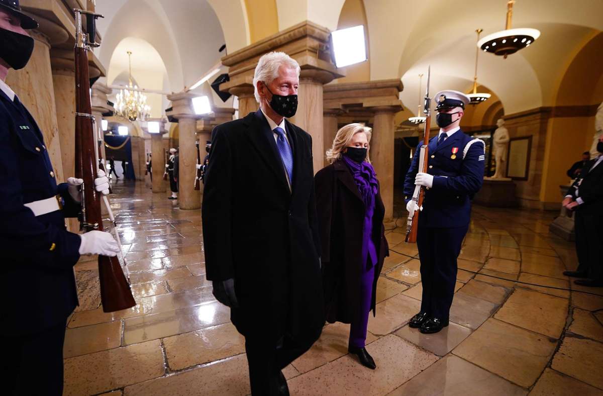 Bill und Hillary Clinton, der frühere Präsident und die frühere Außenministerin der USA