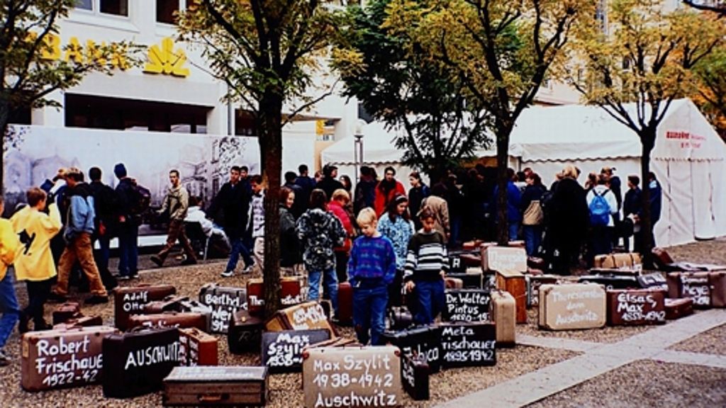 Ludwigsburg: Koffer erinnern an die ermordeten Juden