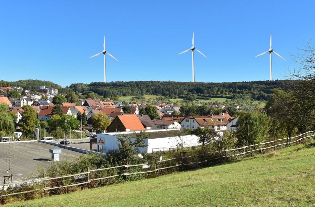 Höher als der Stuttgarter Fernsehturm sollen die drei Windräder werden. Foto: Stadt Heimsheim