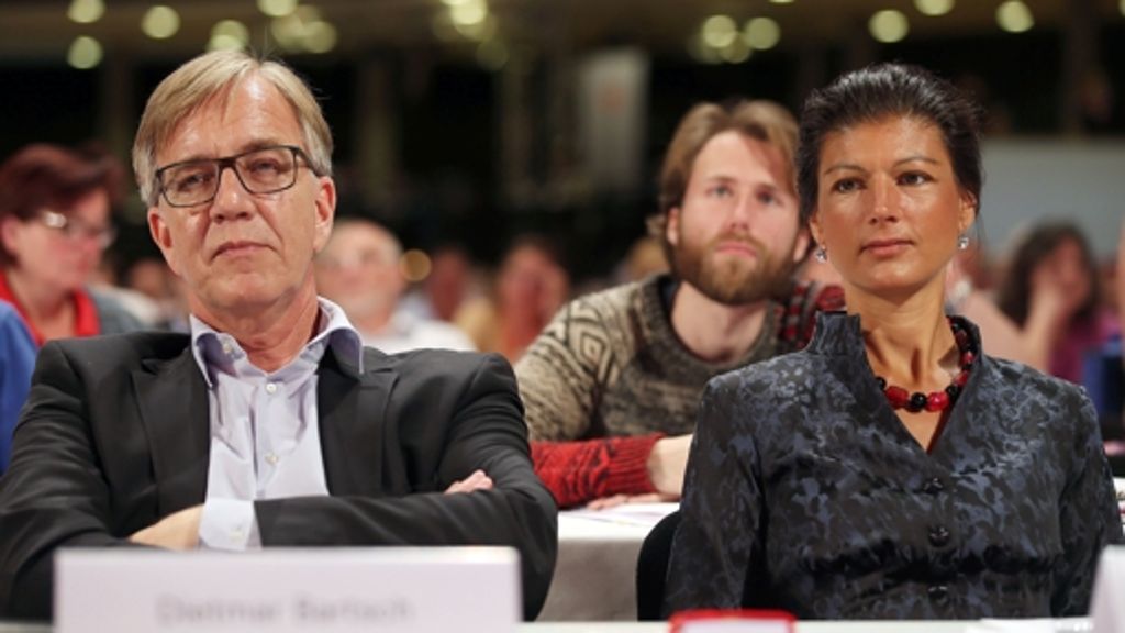  Sahra Wagenknecht und Dietmar Bartsch teilen sich nach dem Abgang von Gregor Gysi die Spitze der Linksfraktion im Bundestag. 
