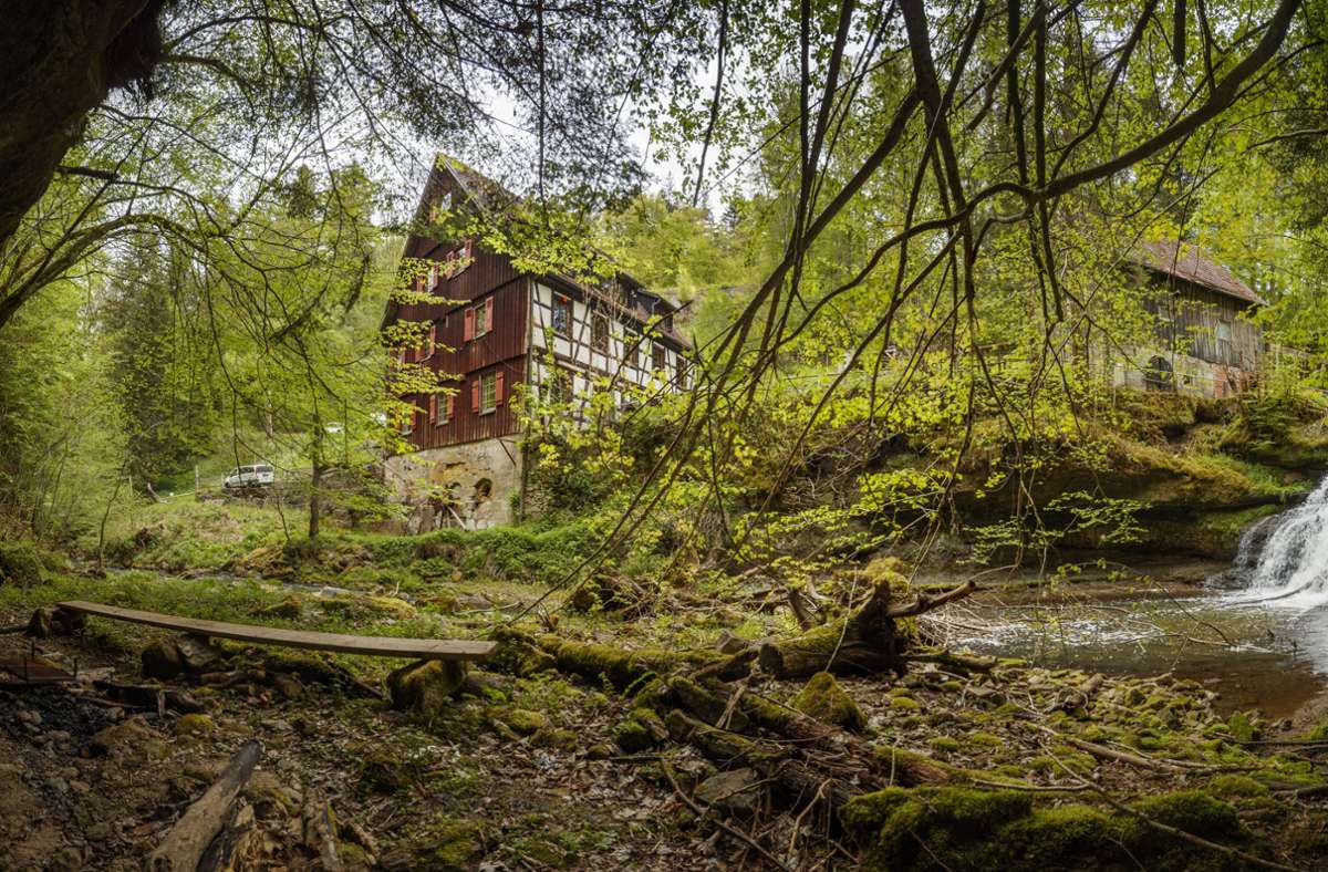 Mühlen – hier die Klingenmühle in Klaffenbach – zählen zu den Attraktionen im Schwäbischen Wald.