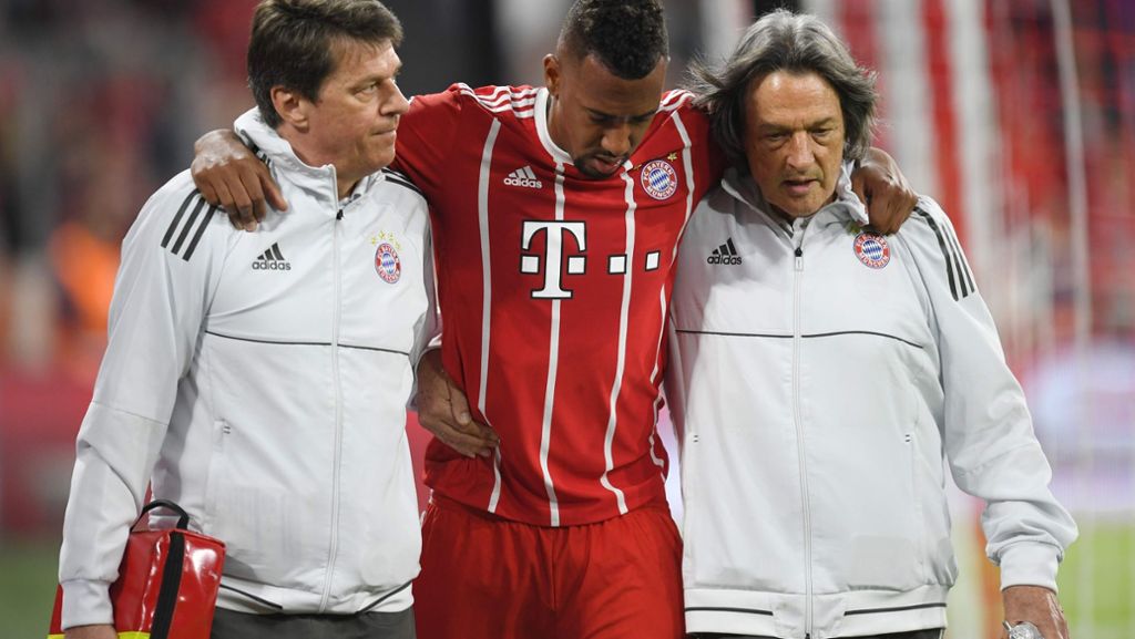  Bittere Nachricht für den FC Bayern und Bundestrainer Joachim Löw: Jerome Boateng hat sich offenbar so schwer verletzt, dass die Saison den Bayern für ihn gelaufen ist. Auch die WM ist in Gefahr. 