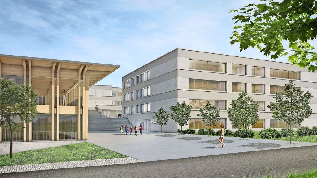 Baupläne  in Gerlingen: Pläne für erweiterte Realschule werden konkret