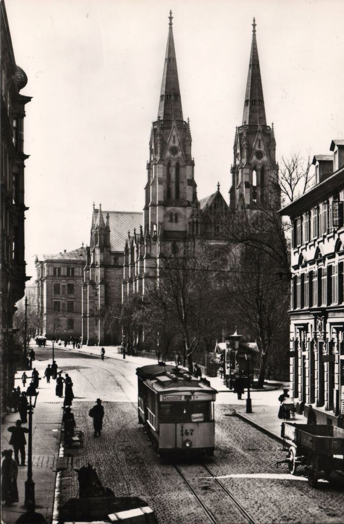 Tübinger Straße im Jahr 1905.