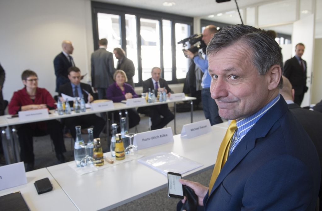 Hans-Ulrich Rülke hat die FDP im März 2016 wieder in den Landtag von Baden-Württemberg geführt.