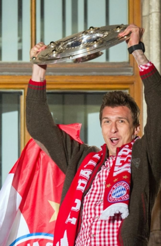 Mit dem FC Bayern ist Mario Mandzukic in dieser Saison Deutscher Meister geworden.