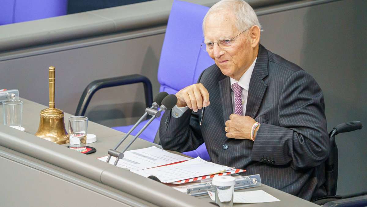 Wolfgang Schäuble: Ehemaliger Bundestagspräsident soll Ehrenbürger von Offenburg werden