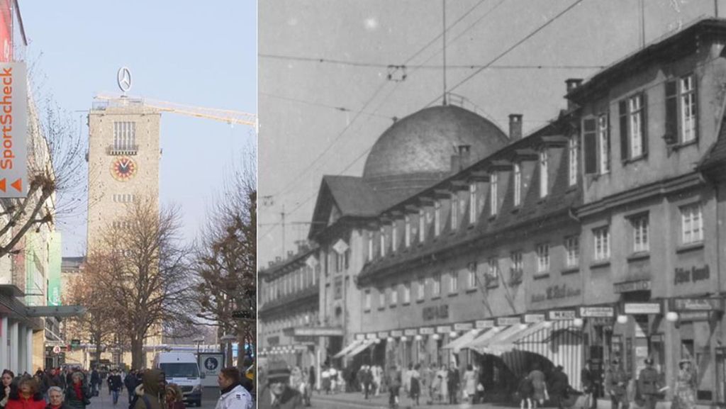 Stuttgart 1942: Die Königstraße damals und heute
