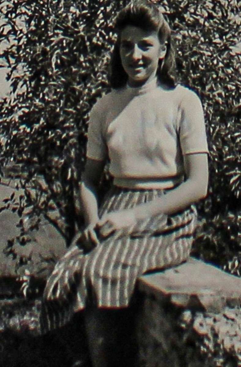 Berta Dieterle in jungen Jahren
