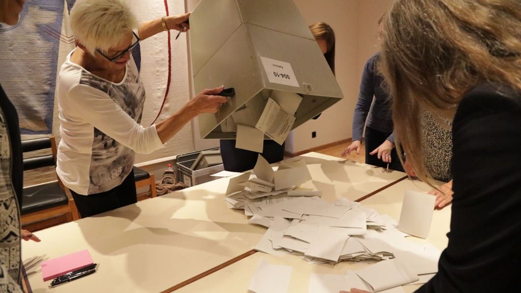 Wahllokale in Fellbach: Das Oeffinger Schlössle ist Zulls Hochburg