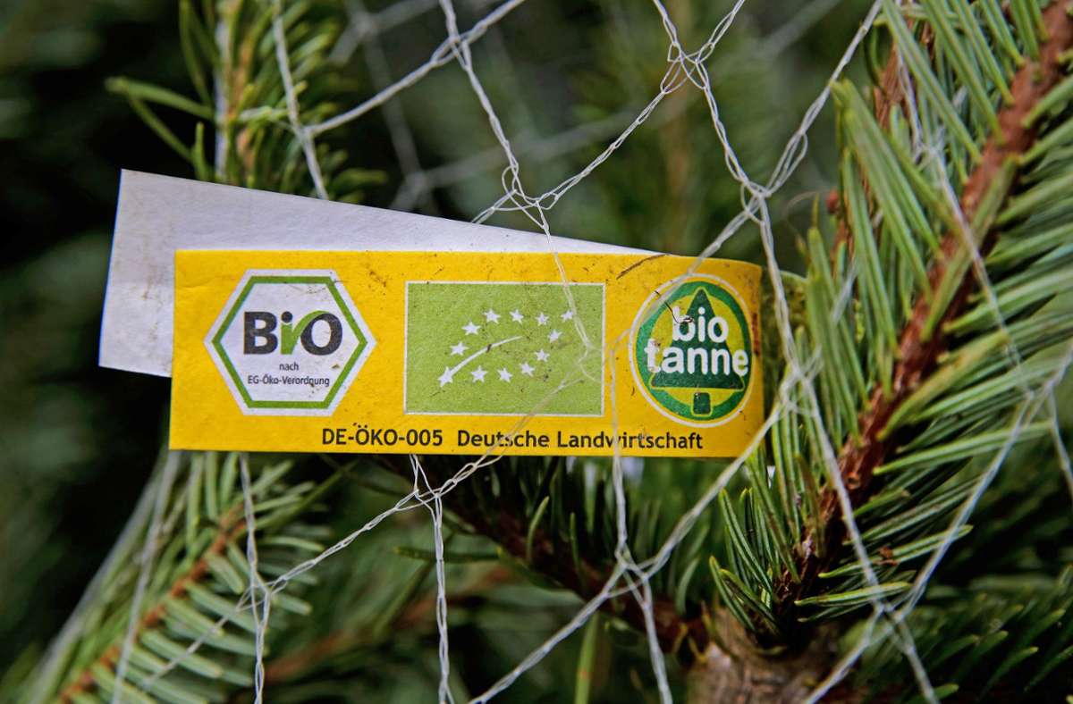 Hat ein Christbaum das EU-Biosiegel, kann man sich sicher sein, dass keine synthetischen Pestizide und Mineraldünger beim Anbau verwendet wurden.
