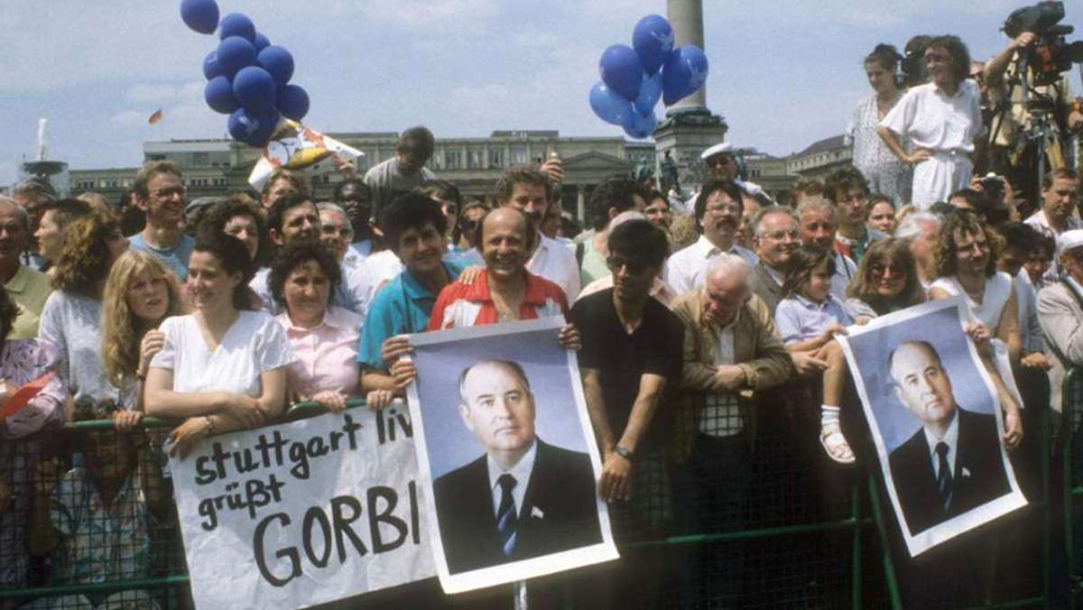 Zum Tod Michail Gorbatschows: Als die  Gorbimanie Stuttgart erfasste