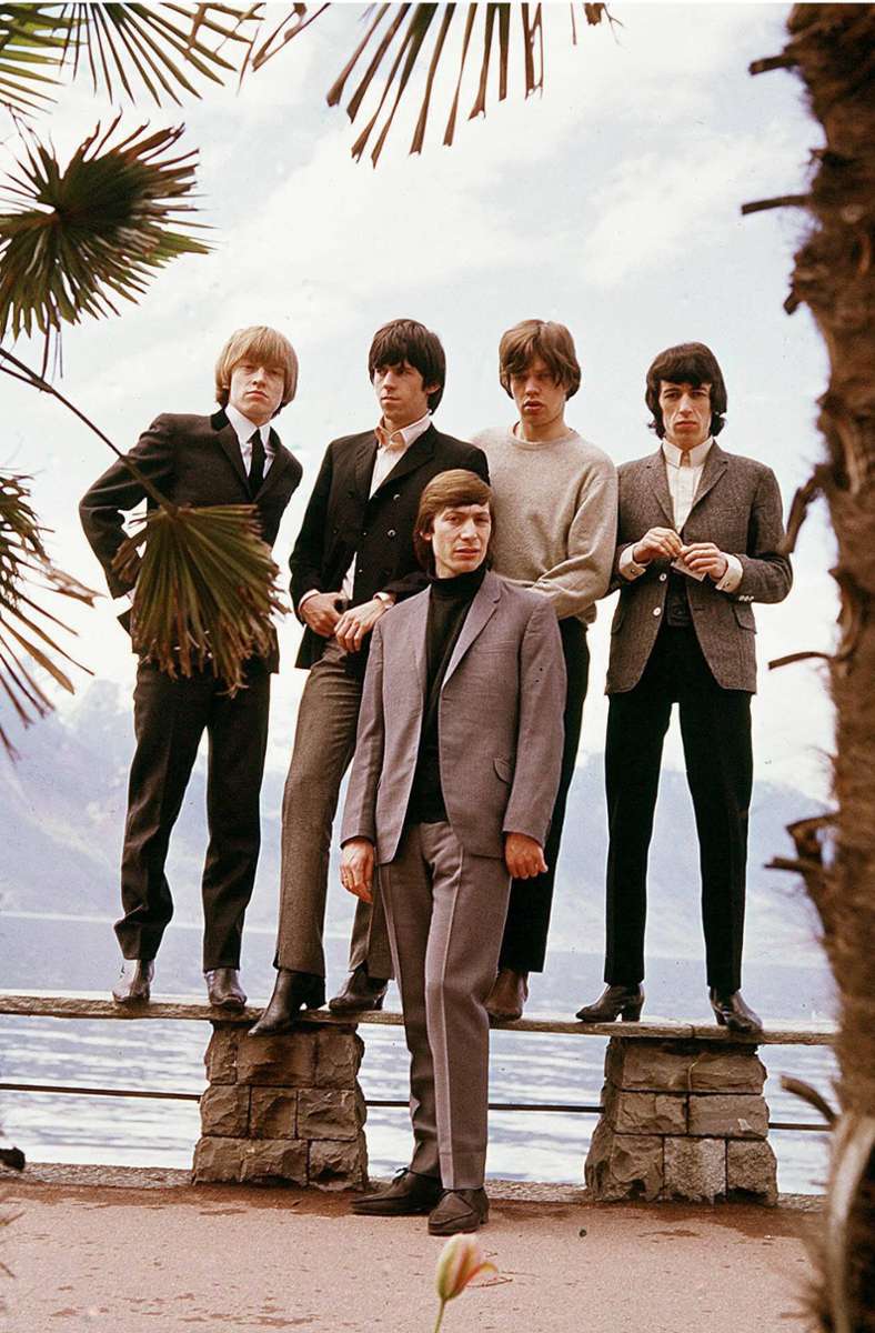 Die Rolling Stones im Jahr 1964: Brian Jones, Keith Richards, Charlie Watts, Mick Jagger und Bill Wyman (von links)