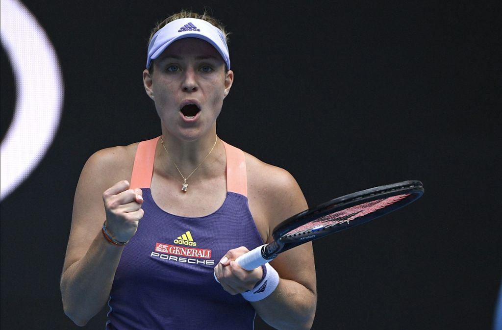 Angelique Kerber steht bei den Australien Open in Runde drei. Foto: AP/Andy Brownbill