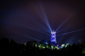 50. Lichterfest  auf dem Killesberg: Eine Premiere am Himmel über Stuttgart