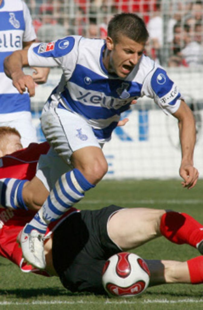 Auch ein "Eigengewächs" des VfB Stuttgart: Marco Caligiuri. Im Winter 2005/2006 wechselte er zum MSV Duisburg, inzwischen spielt er bei Fürth.