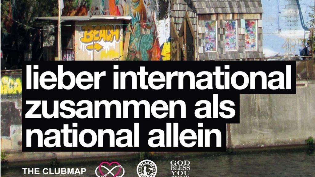 Plakat-Aktion in Berlin: Die AfD steht nicht auf der Gästeliste