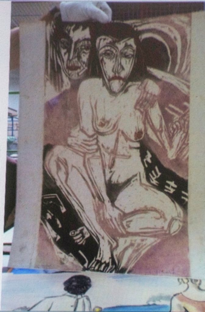 „Melancholisches Mädchen“ von Ernst Ludwig Kirchner