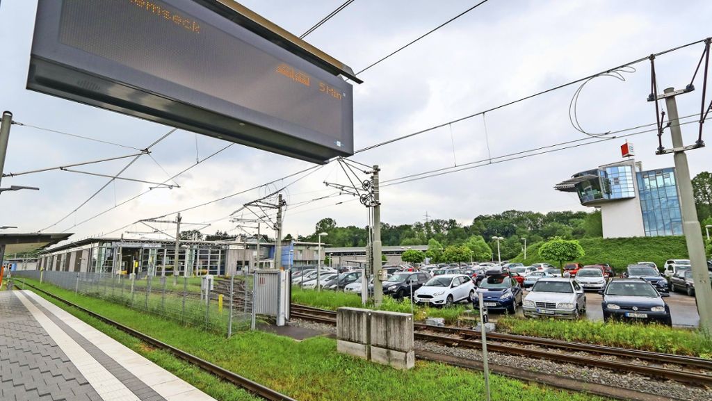 ÖPNV in Ditzingen und Stuttgart: Depot für die SSB,   Stadtbahn für Ditzingen
