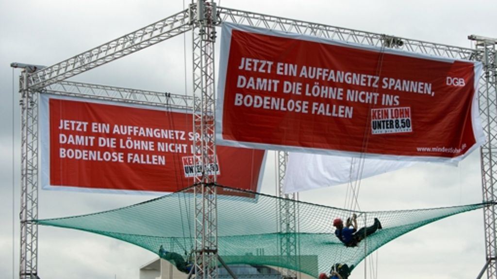  Der Gewerkschaftsbund wirbt für einen Politikwechsel bei der Bundestagswahl, meidet jedoch eine zu große Nähe zur SPD. 