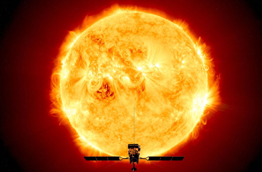 Die europäische Sonde Solar Orbiter, an der auch die US-Weltraumbehörde Nasa beteiligt ist, wird sich der Sonne bis auf 42 Millionen Kilometer annähern.