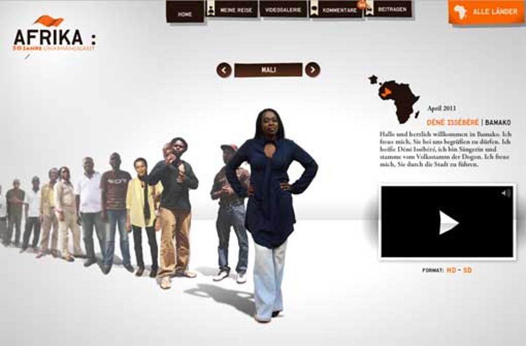 Afrika: Der Fernsehsender Arte führt den Leser durch Afrika.